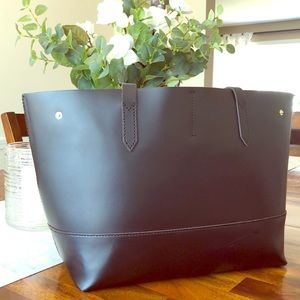 Authentic J Crew leather tote